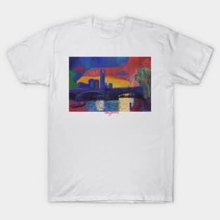 Melbourne - Princess Bridge on the Yarra River T-Shirt